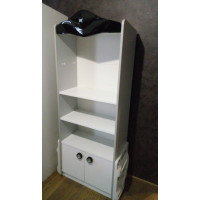 Книжкова шафа біла із серії Автомобільні пристрасті